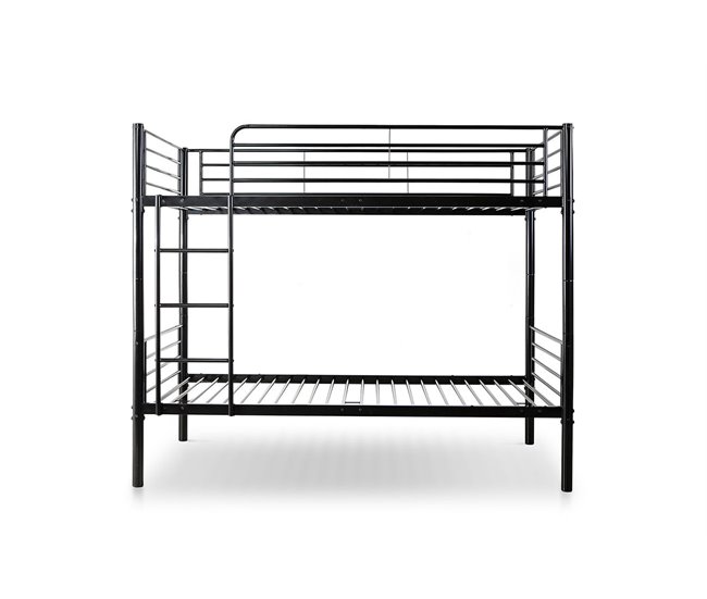Litera Metalica Doble Cama 201x98 Negro