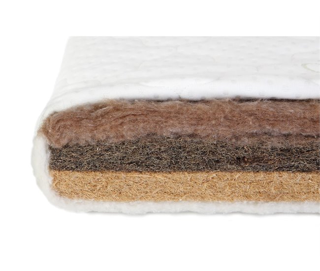 Colchón bebe premium YappyEcológico Blanco
