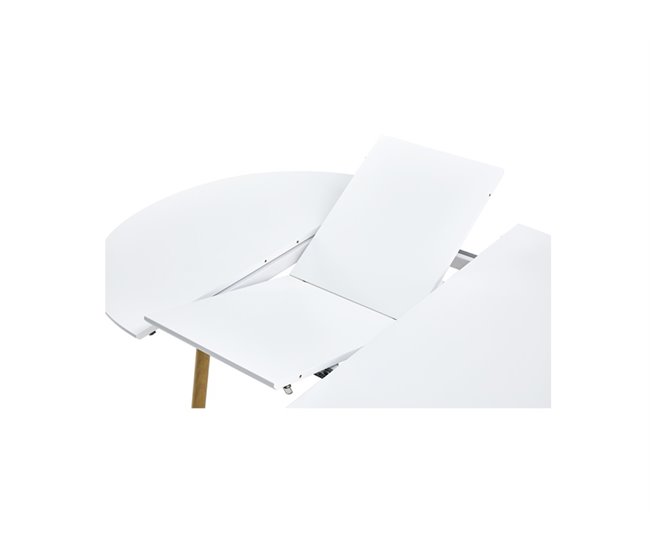 Mesa de cocina extensible ARTIC Blanco