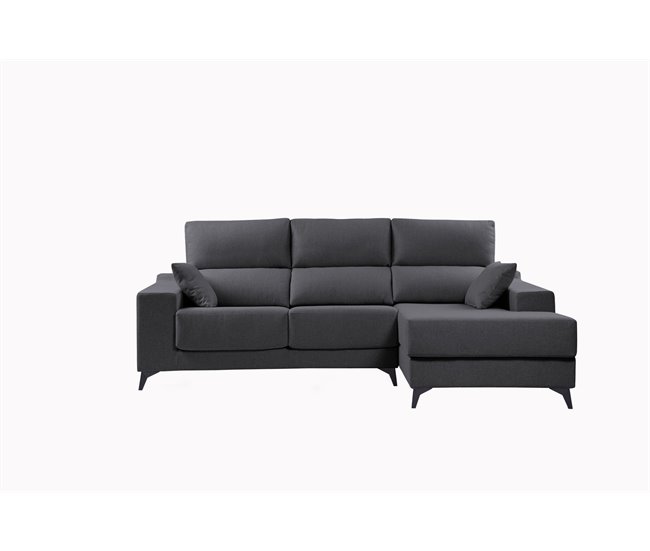 Chaise longue M NOELIA Antracita