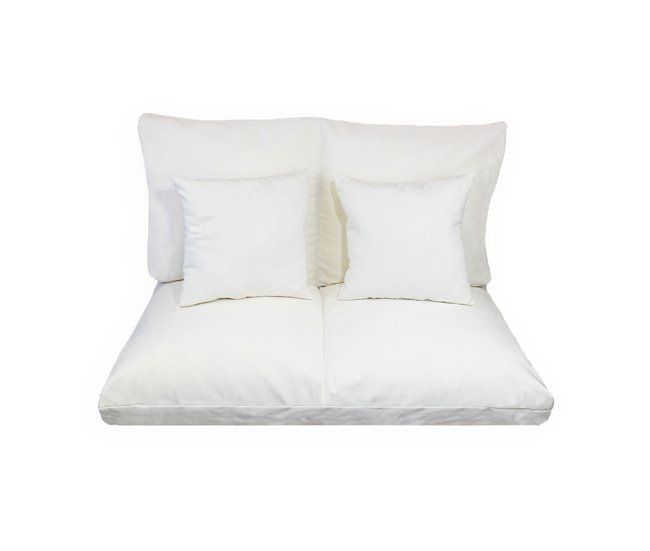 Acomoda Textil - Cojines Sofá Palets 2 Plazas 120x50 Beige