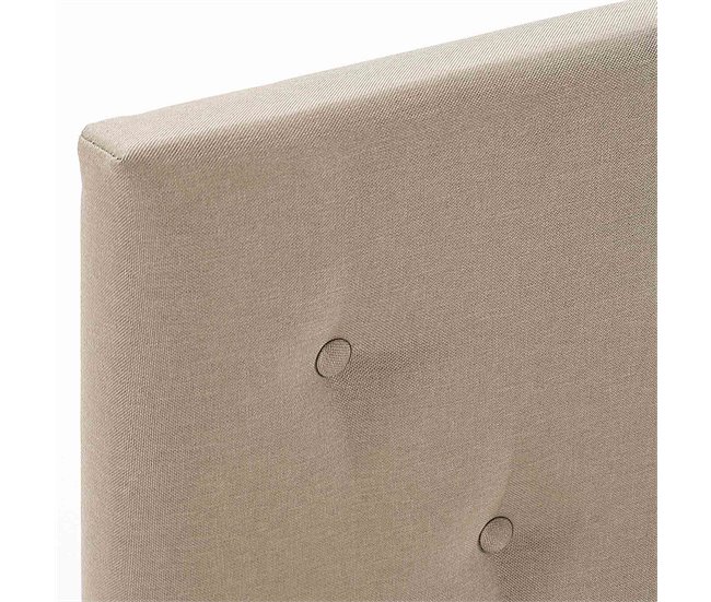 Estructura de cama tapizada Rosi 150x190 Beige