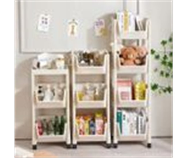 Carrito auxiliar  niveles con ruedas  xx Blanco