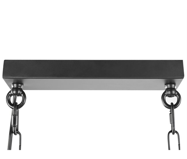 Beliani Lámpara colgante MUGER Negro