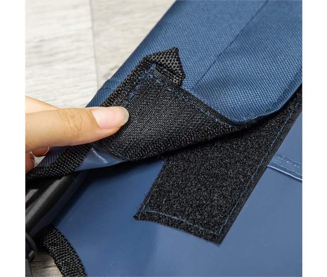 Cama Elevada para Perros Metal y Tela Oxford PawHut Azul