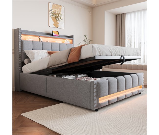 Canapés abatibles Gris Claro