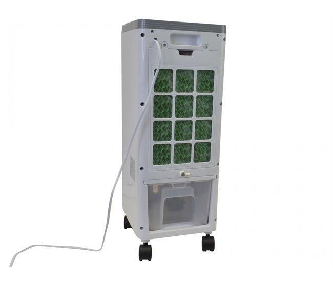 Climatizador Evaporativo compacto con lamas abatibles Blanco