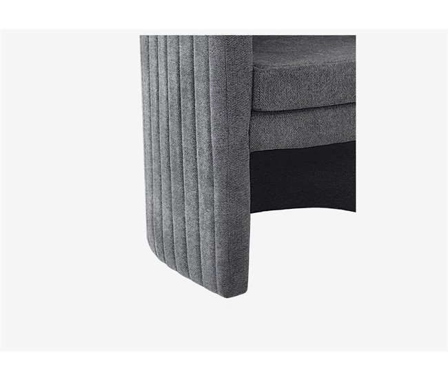 Sillón modelo HEBE decorativo Gris Oscuro