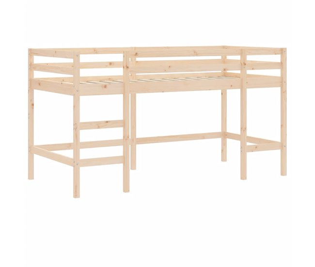 Cama alta 90x190 Azul