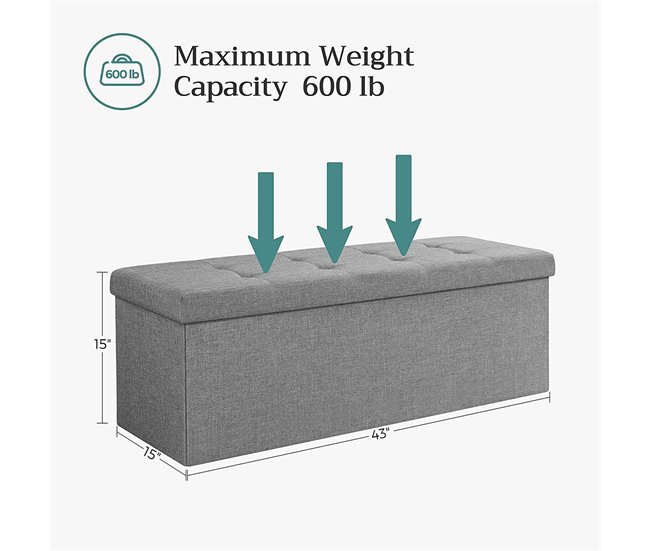 Caja de almacenamiento Gris