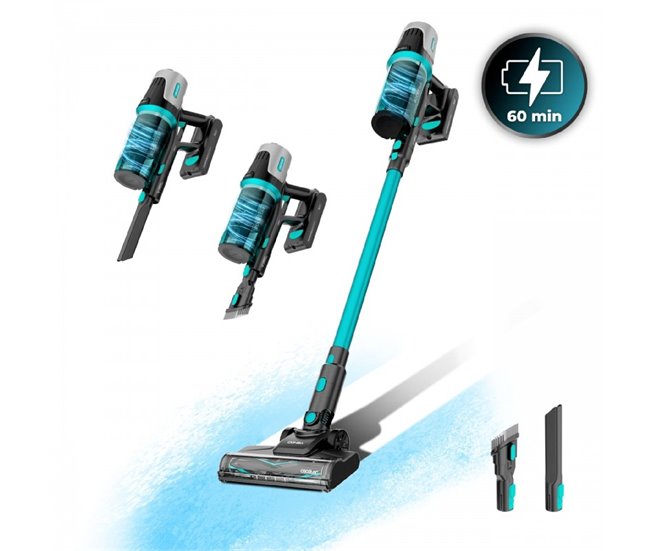 Cecotec Aspirador verticales batería Conga Rockstar 1500 Horizon Azul/ Negro