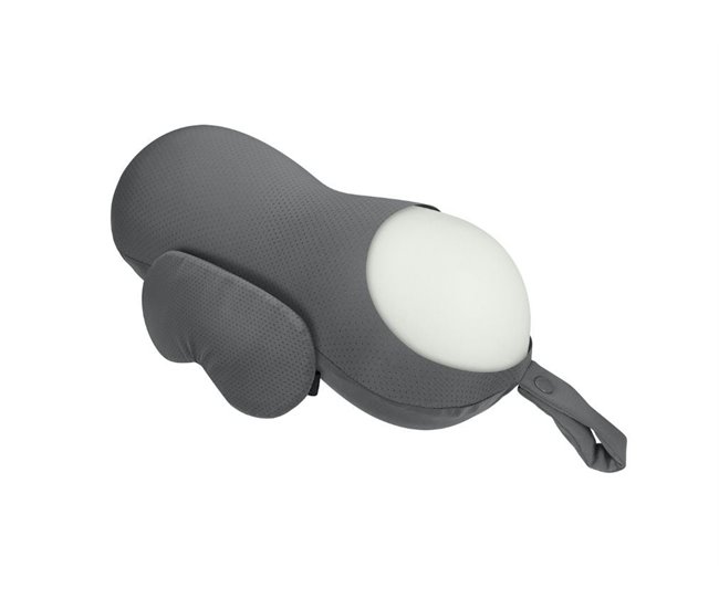Almohada de viaje con forma de infinito Gris