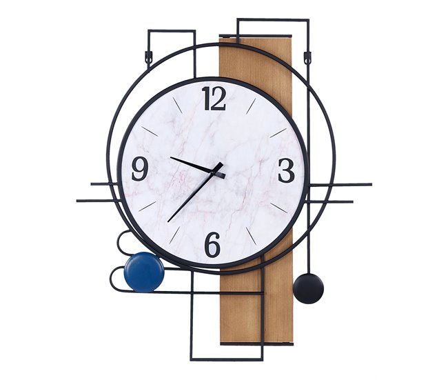 Beliani Reloj de pared TAVEL Multicolor