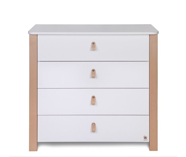 Cómoda YappyÉtude con cambiador 90 Blanco