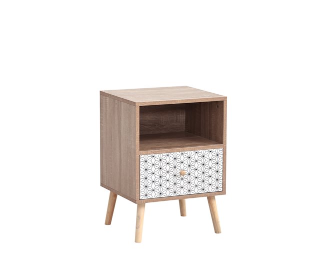 Cajonera NORMA 2 cajones 40x36x55 cm Natural