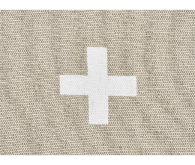 Beliani Cojín decorativo VELLEIA Gris