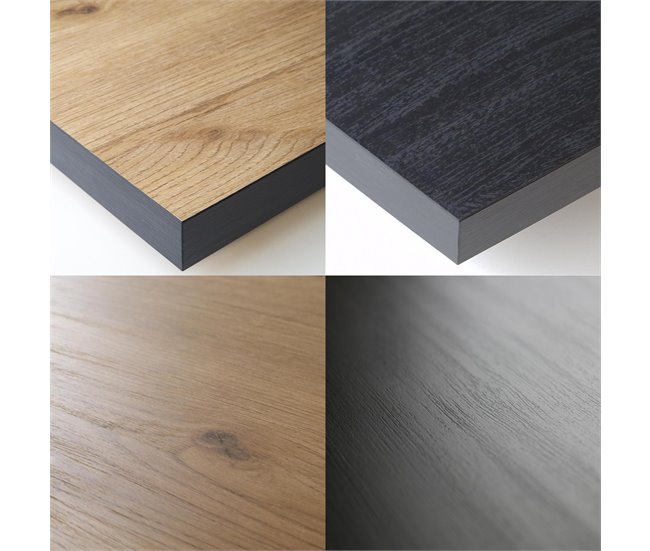 Conjunto Muebles de Salón, Mesa, Aparador Roble