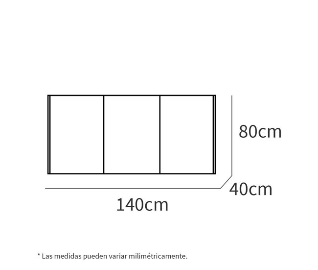 Aparador de Salón Comedor Irati Gris/ Madera