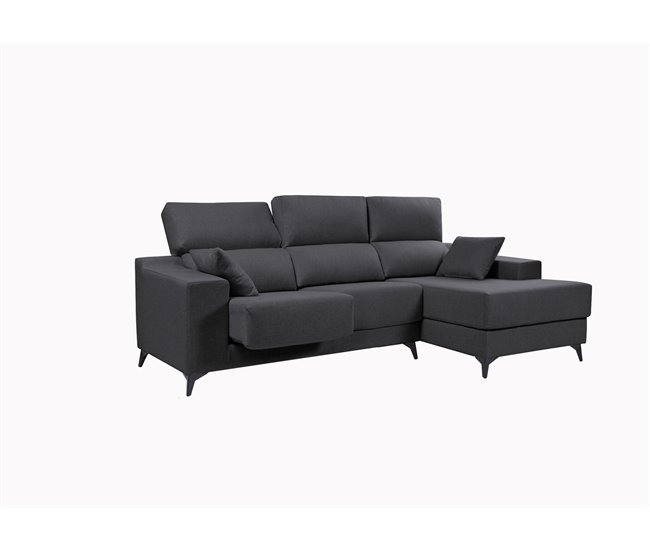 Chaise longue M NOELIA Antracita