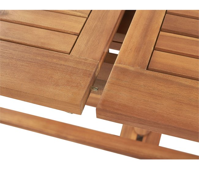 Beliani Conjunto de comedor JAVA Marron