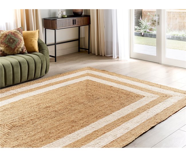 Beliani De tejido plano GEMEREK 200x300 Beige