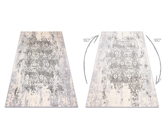 Alfombra CORE W3824 Ornamento Vintage 160x220 Crema
