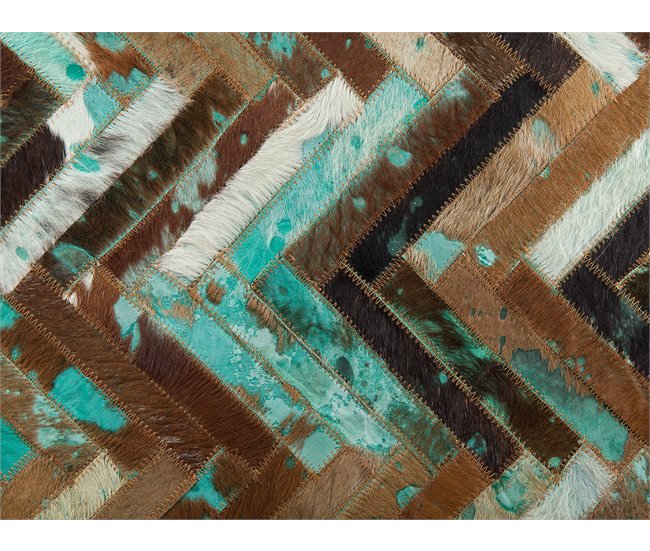 Beliani Alfombra de pelo corto AMASYA 140x200 Marron