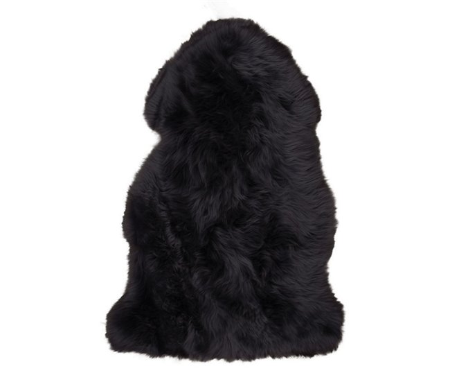 Alfombra Asimétrica Lambskin Negro