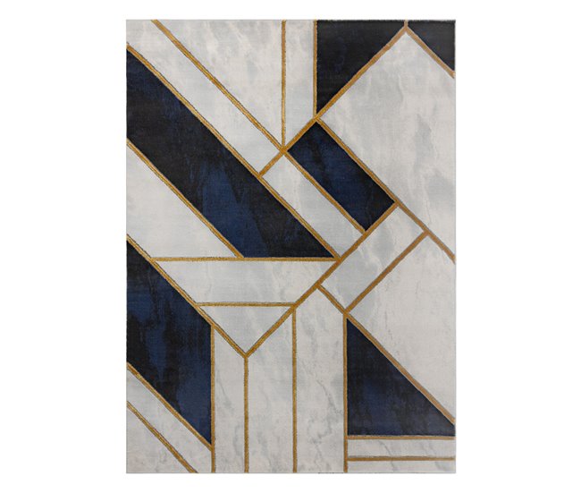 Alfombra EMERALD exclusivo 1015 glamour 180x270 Azul
