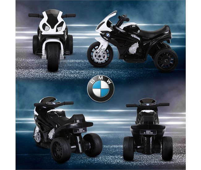 Moto Eléctrica Infantil PP y metal HOMCOM Negro