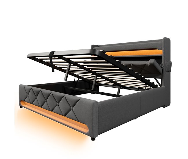 Canapés abatibles Gris