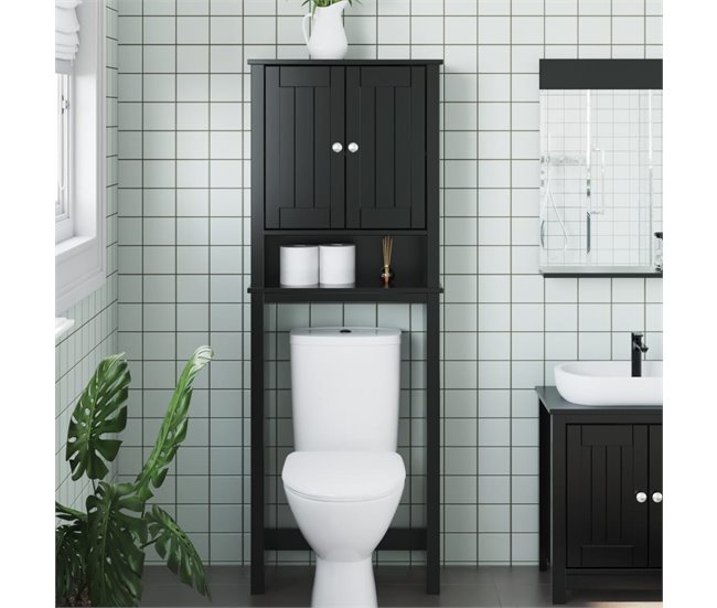 Armario Para Lavadora 60 Negro