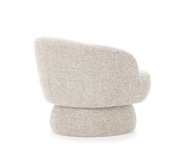 Sillón decorativo rotativo DALI color beige Beige