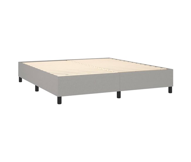Cama box spring 160x200 Gris