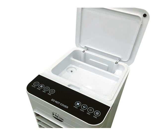 Climatizador evaporativo de muy bajo consumo con calefactor Blanco