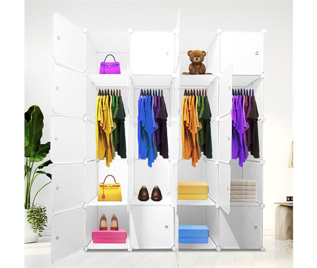 Armario Vestidor Cube Personalizable Boxed Premium Blanco