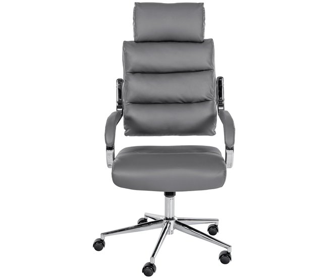 Silla de oficina - Campo - Simil cuero Gris
