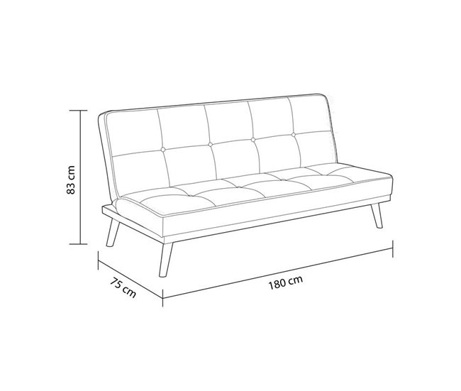 Sofá-cama Fox Gris