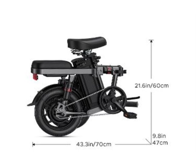 Bicicleta Eléctrica ENGWE X26 - Motor 1000W Batería 1401.6WH 100KM Autonomía Gris