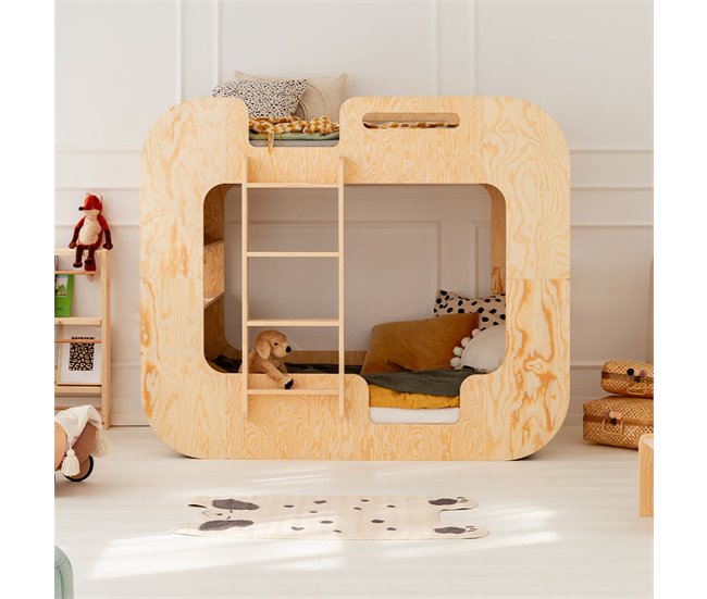 MUNDO Litera infantil Mila 93x229 Madera