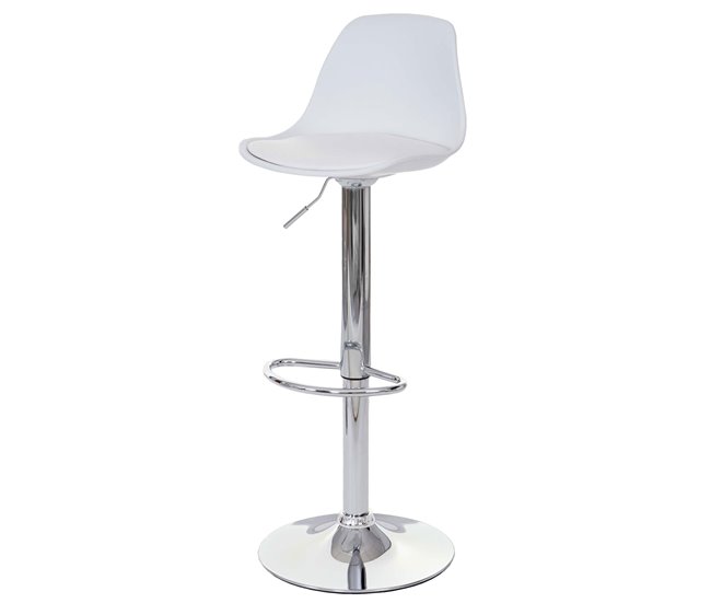 2x taburetes de bar taburete giratorio con base sintética Gris