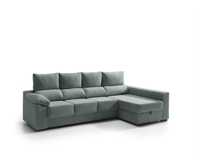 Chaise longue con arcón PALA Azul