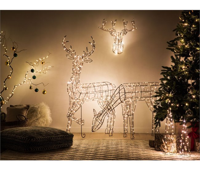 Beliani Decoración LED NARUSKA Negro