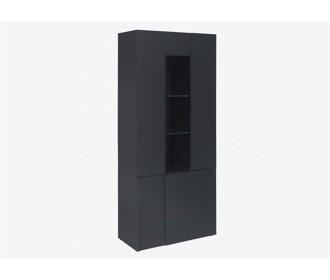 Vitrina 4 puertas CACHÉ color negro Negro