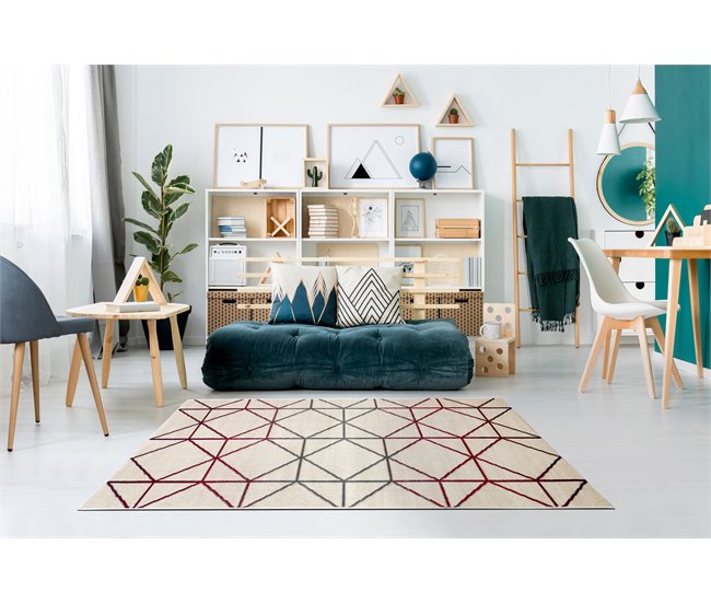 Alfombra GINA 21242561 Geométrico Beige