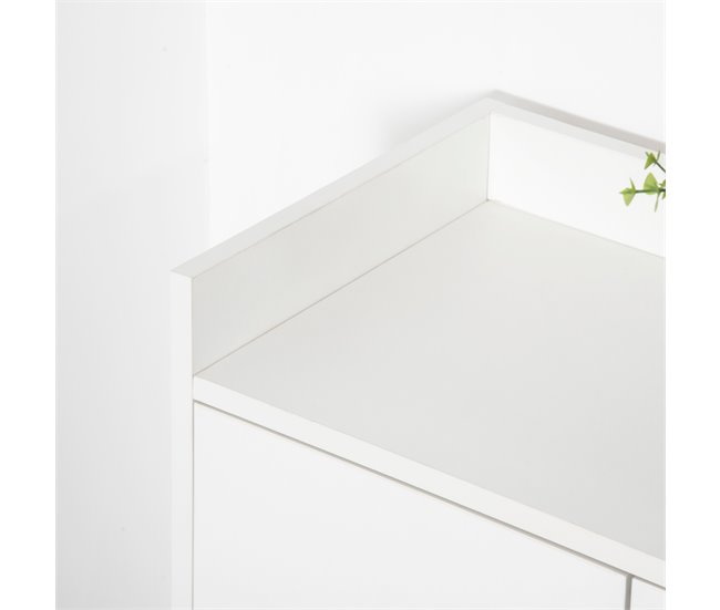Mueble Zapatero Melamina, Madera HOMCOM 60 Blanco