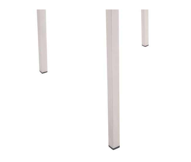 Beliani Conjunto de comedor COSOLETO/GROSSETO Blanco