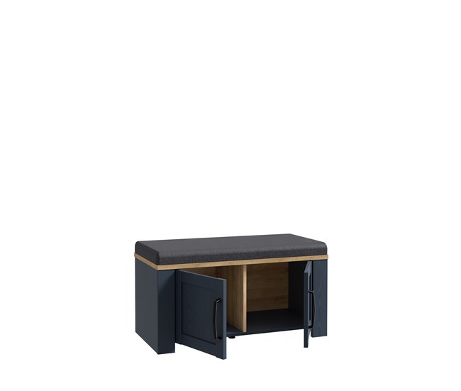 Banco descalazador 2 puertas NAVY Azul Marino