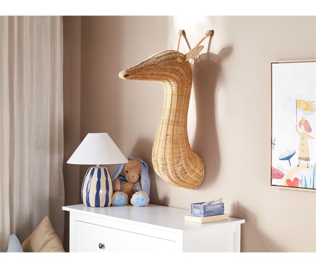 Beliani Decoración de pared BANANEC Natural