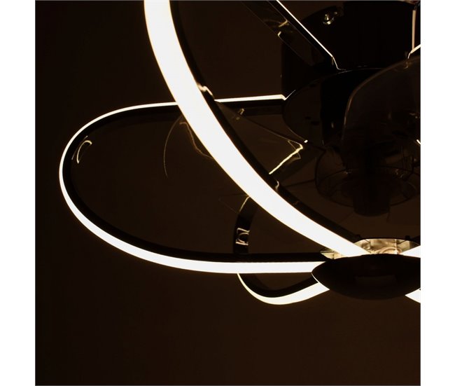 Ventilador De Techo Metal Serie Jura Cromo